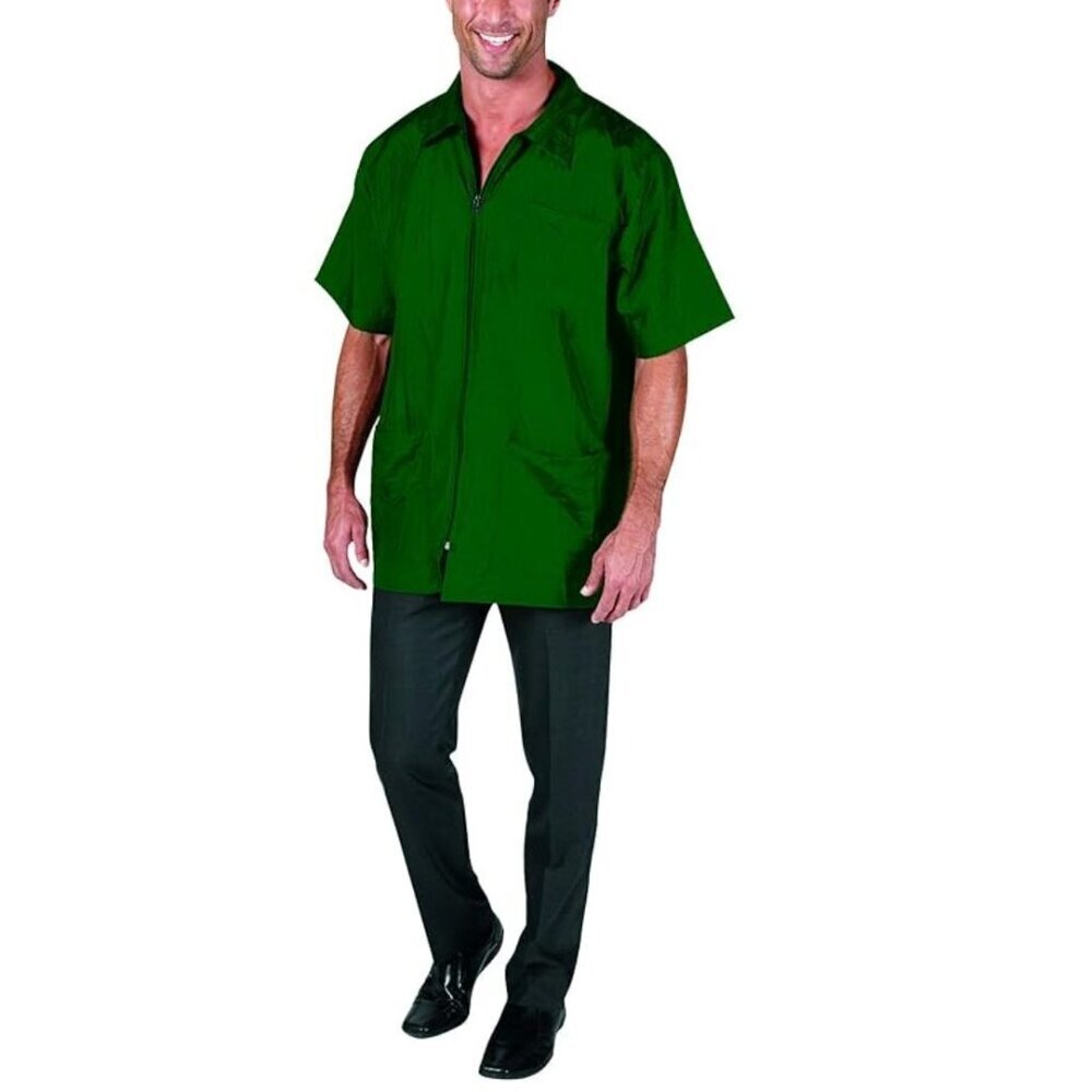 Betty Dain Nylon Barber Jacket, Short-Sleeves, Water Resistant, Machine Washable